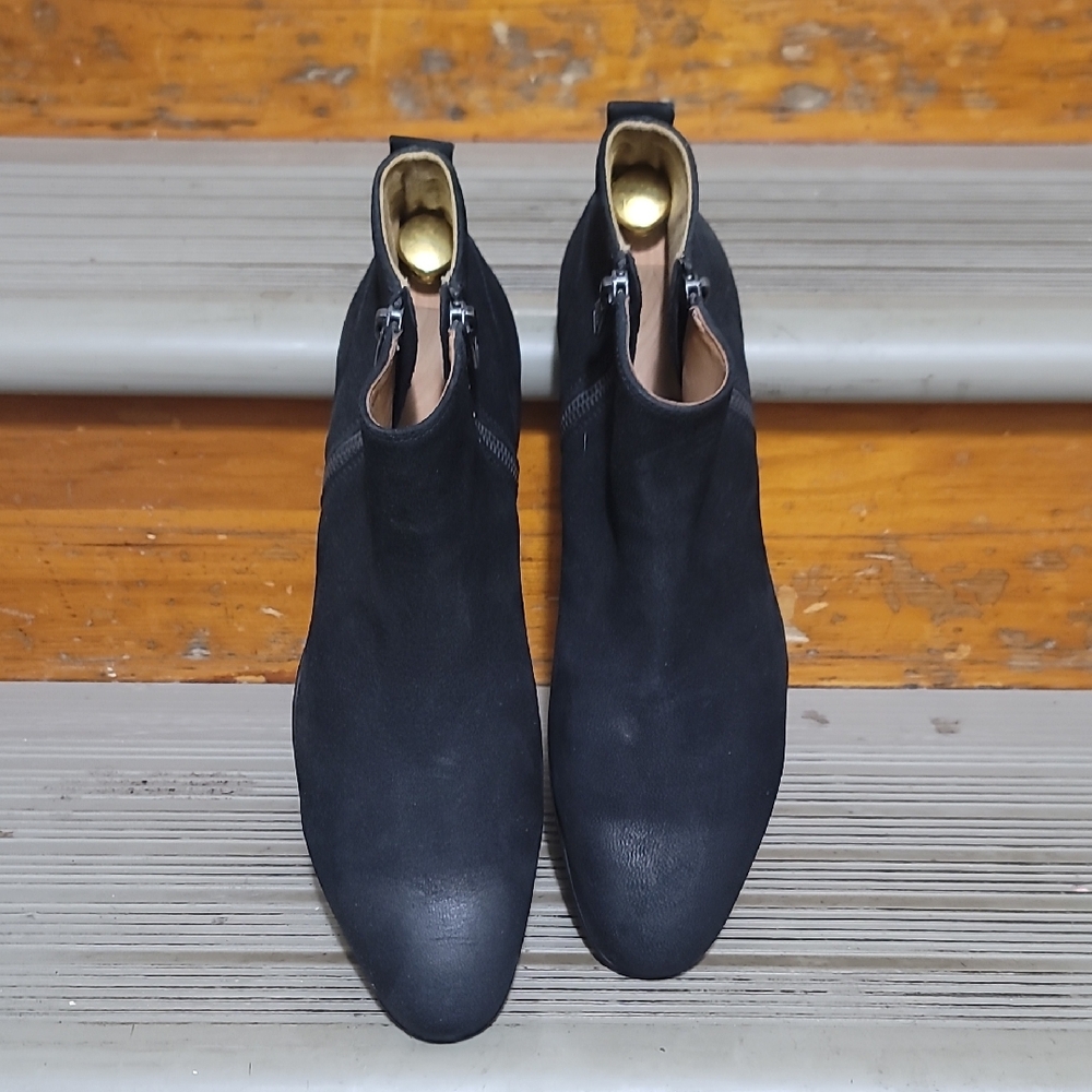 Mens Aldo Black Ankle Boots. US8/EUR41/UK7.